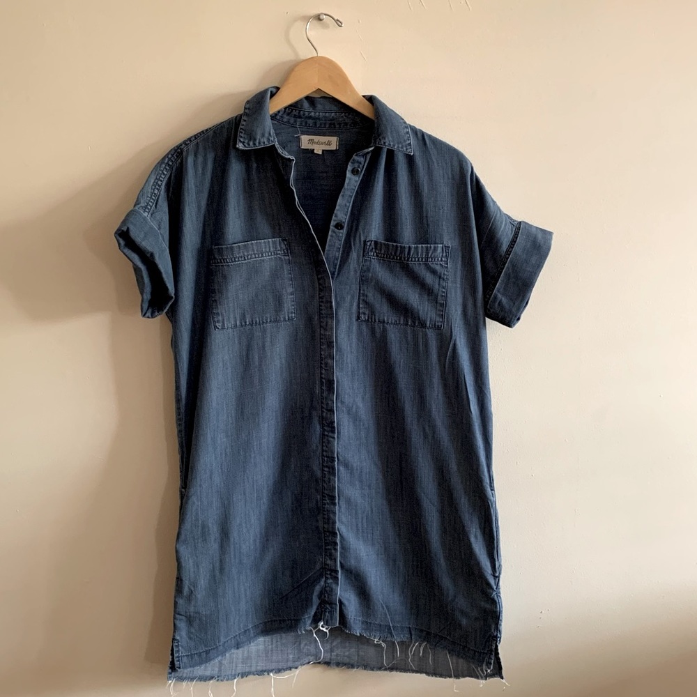 Madewell Chambray denim dress size S